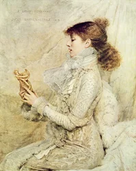 Porträt von Sarah Bernhardt (1844-1923), 1879, aus der Zeitschrift „Illustration“, 13. Mai 1922